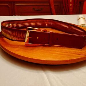 Michael Kors BROWN/GOLD BELT